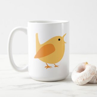 Orange Bird Coffee Mug