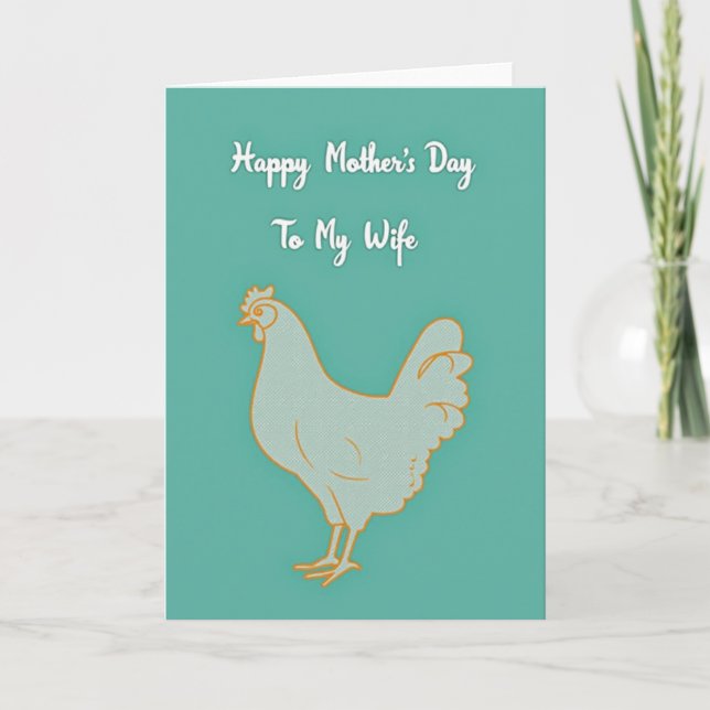 Orange Bird Mothers Day Card (Front)