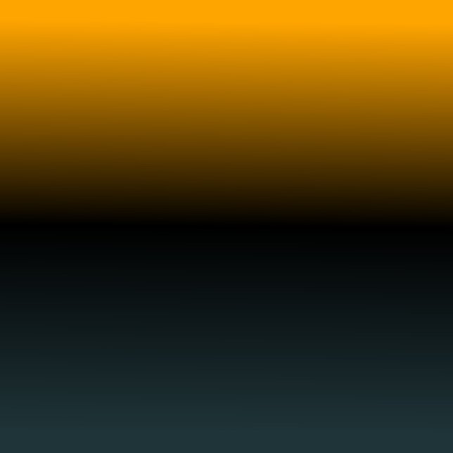 ORANGE BLACK BLUEGREEN Original Gradient Canvas L Print (Creator Uploaded)