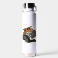 CUSTOM Monster Truck w/Baby Name Date Water Bottle