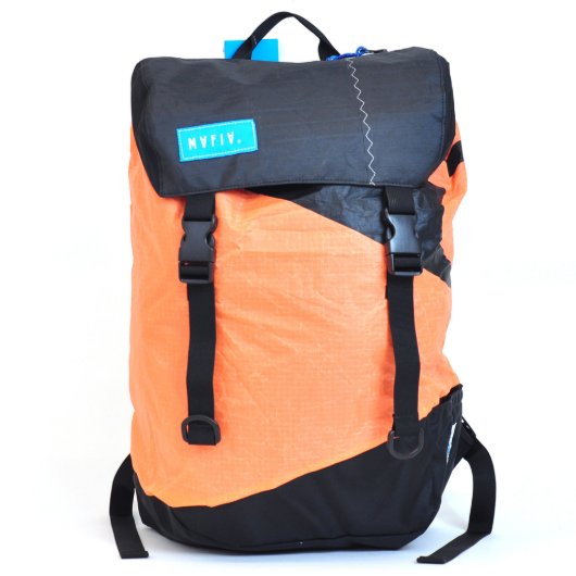 Orange & Black Discover Pack Backpack (Back)