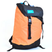 Orange & Black Discover Pack Backpack (Back Left)