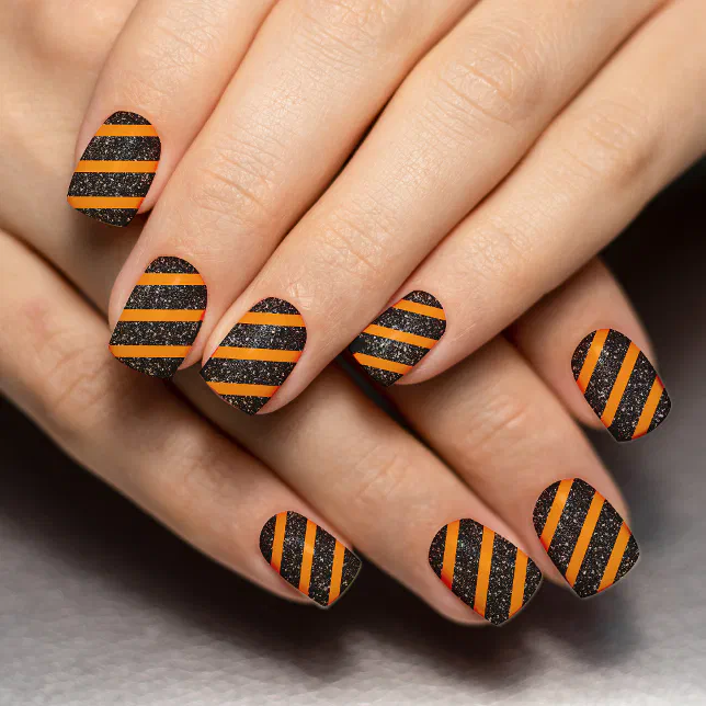 Nailart Stripes Neon Orange – Selbstklebend, 1 Mm Breit, 20 Meter Rolle Für Nageldesign