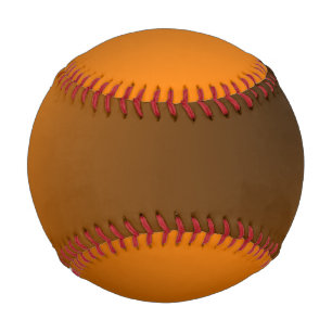 Orange Black Gradient Baseball
