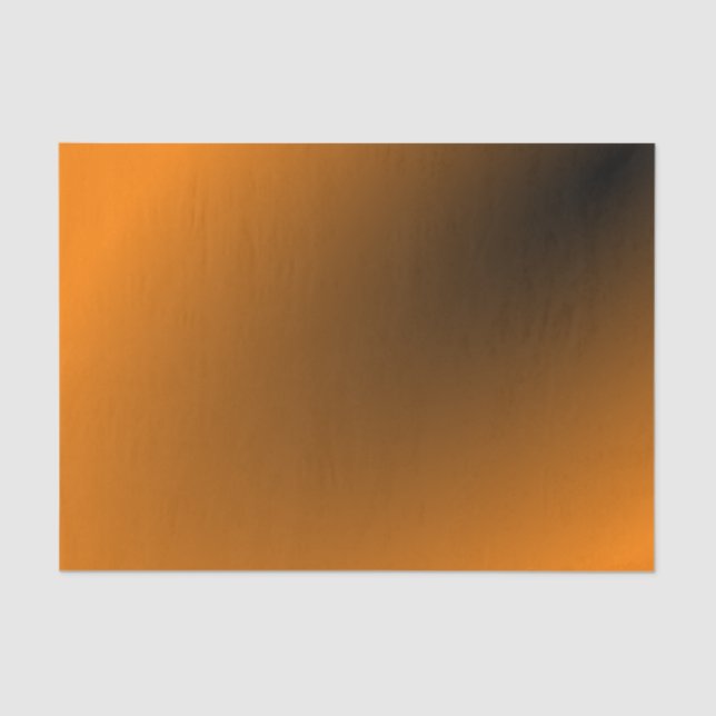 Orange Black Gradient Tissue Paper (Front)