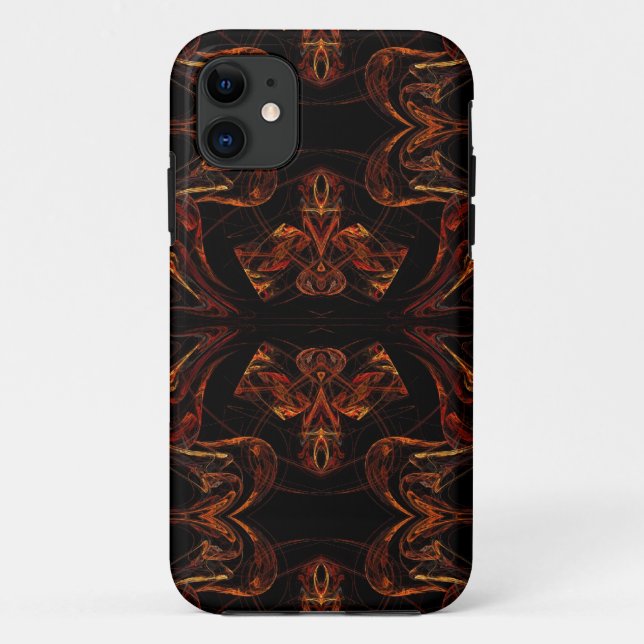 Orange & Black  iPhone 5 Case-Mate Barely There Case (Back)