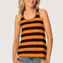 Orange Black Stripes