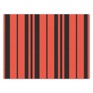 Orange Black Vertical Stripes Pattern