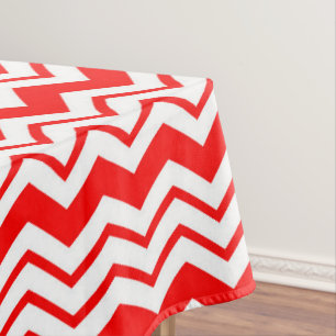 Orange Black White Checkered Pattern Design  Tablecloth