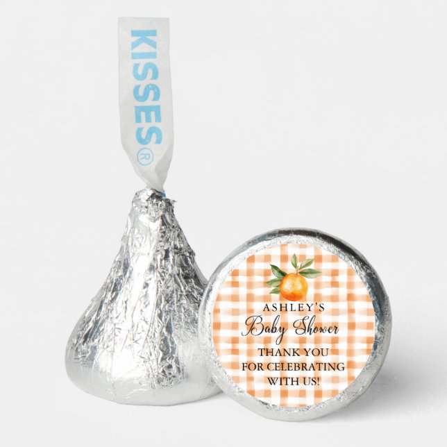 Orange Blossom Bliss Little Cutie Hershey®'s Kisses® (Front)