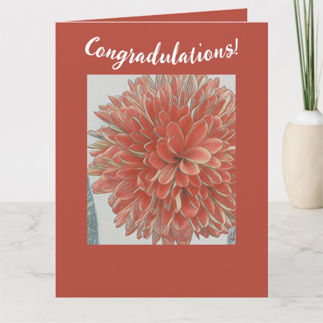 Orange Blossom Card (Front)