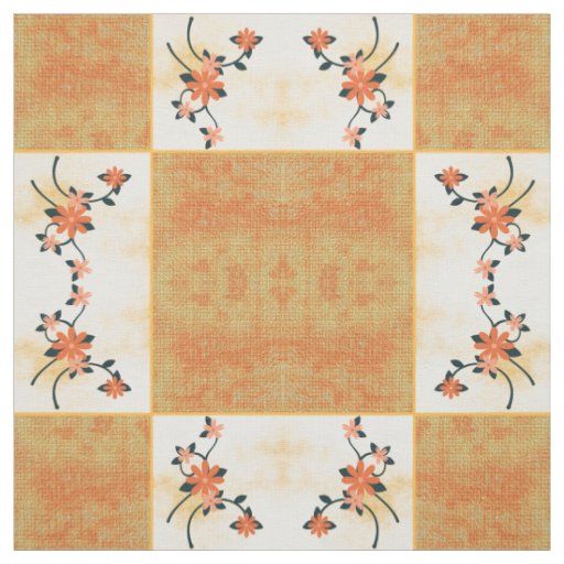 Orange Blossom Fabric