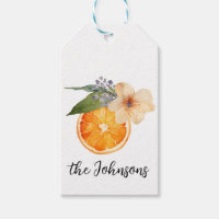 Orange Blossom Gift Tags
