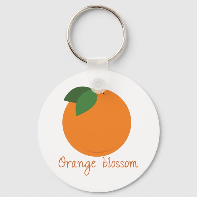 Orange Blossom Keychain (Front)