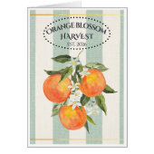  Orange Blossom - Mediterranean Citrus Label Cards (Front)