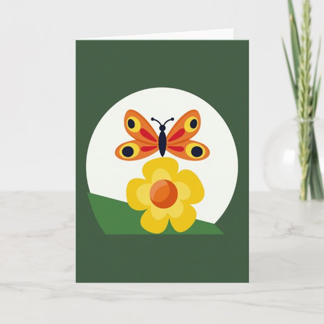 Orange Blossom Mothers Day Card (Front)