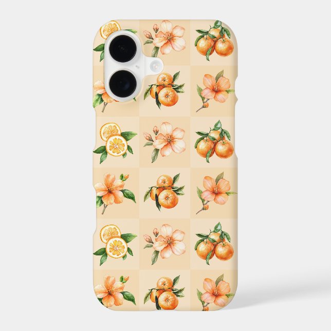 Orange Blossom & Tangerine Case-Mate iPhone Case (Back)