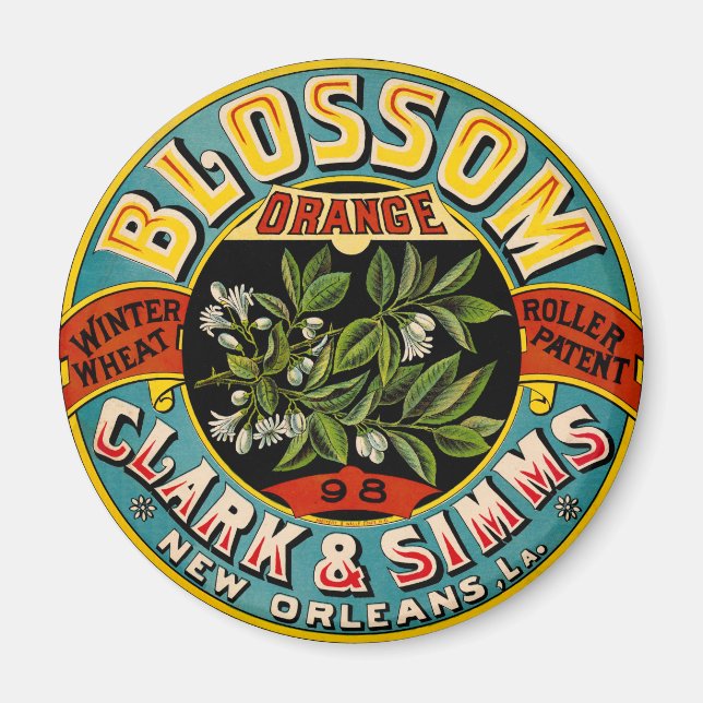 Orange Blossom Winter Wheat Magnet (Front)