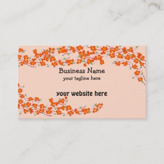 Orange Blossoms Business Card
