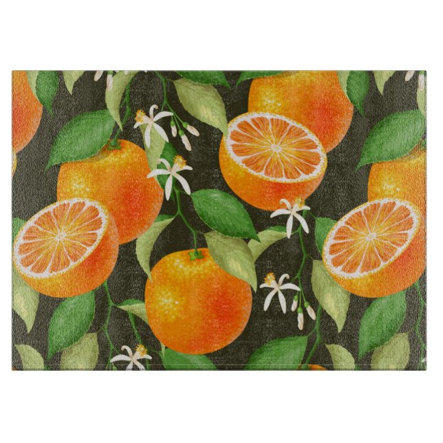 Orange Blossoms  Cutting Board (Front)