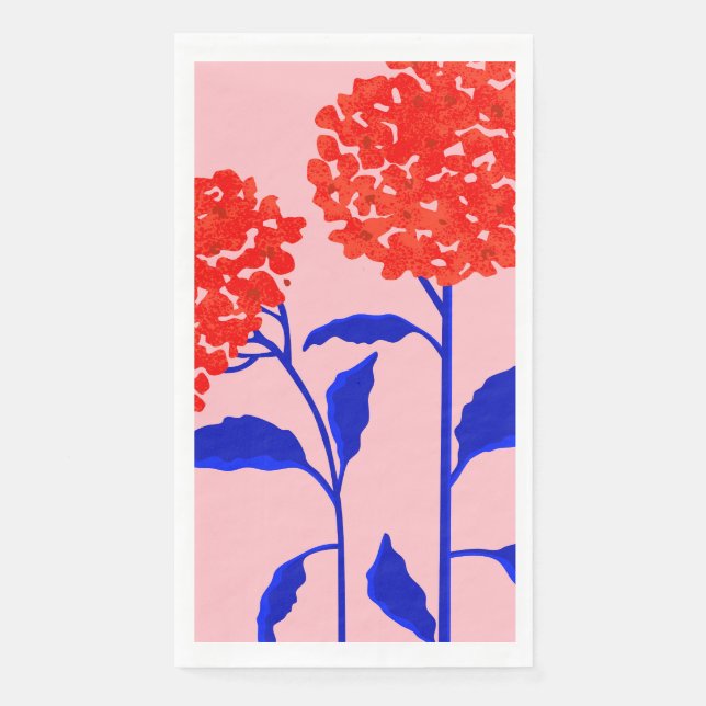 Orange Blossoms Paper Guest Towels (Front)