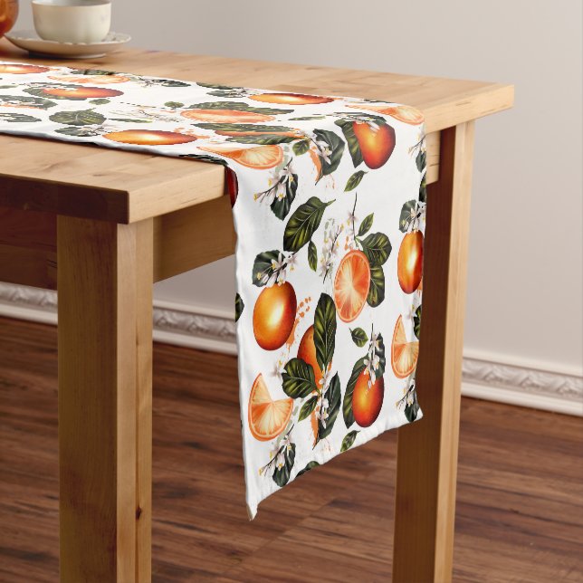 Orange Blossoms  Short Table Runner (In Situ)