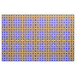 Orange Blue And Yellow Talavera Tile Design Fabric