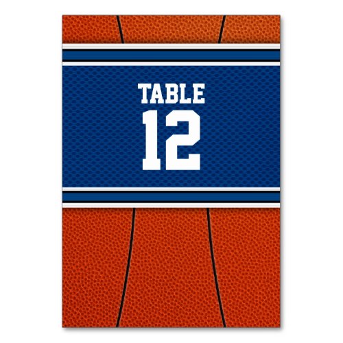 Orange Blue Basketball Bar Mitzvah