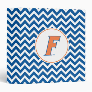 Orange & Blue Florida F Logo 3 Ring Binder