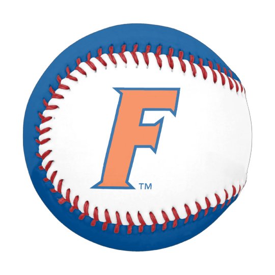 Orange & Blue Florida F Logo Baseball | Zazzle.com