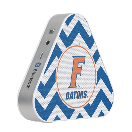 Orange & Blue Florida F Logo Bluetooth Speaker (Right)