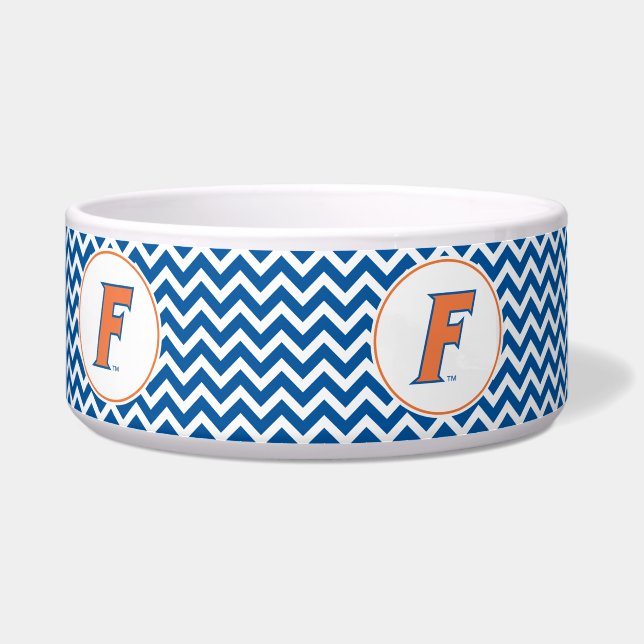 Orange & Blue Florida F Logo Bowl (Left)