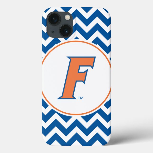Orange & Blue Florida F Logo Case-Mate iPhone Case (Back)