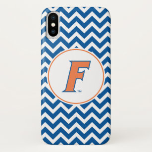 Orange & Blue Florida F Logo iPhone X Case