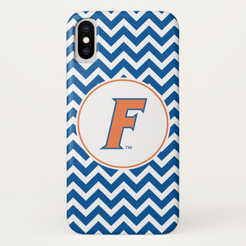 Orange  Blue Florida F Logo iPhone X Case