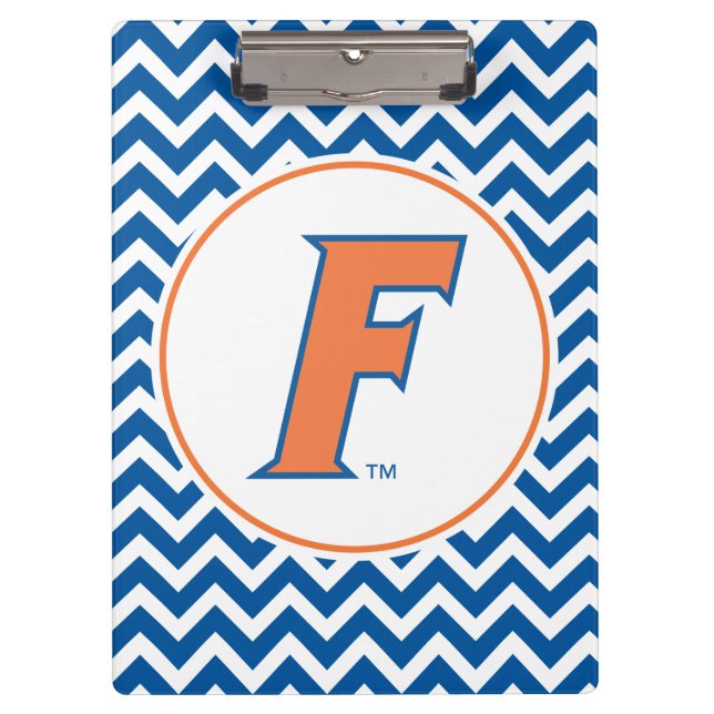 Orange & Blue Florida F Logo Clipboard (Front)