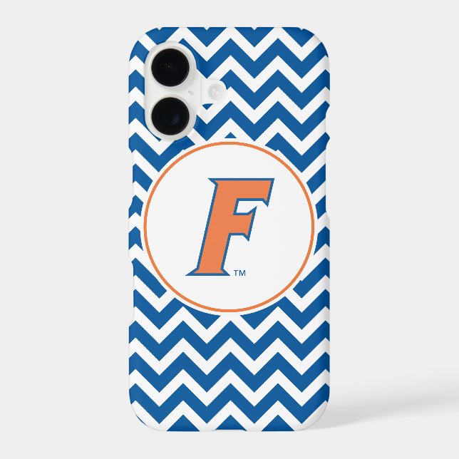 Orange & Blue Florida F Logo Iphone Case (Back)