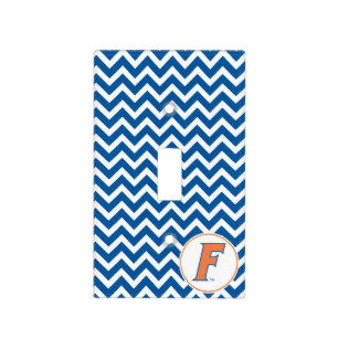 Orange & Blue Florida F Logo Light Switch Cover