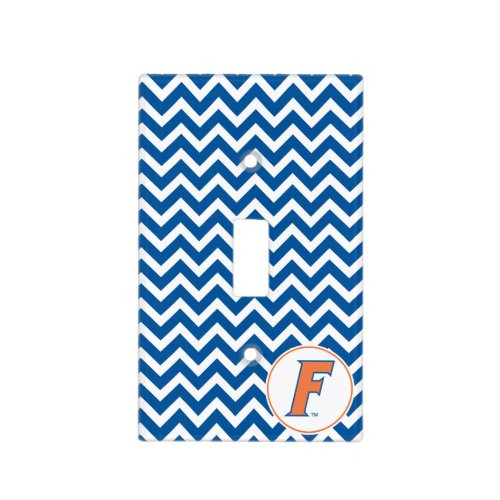 Orange  Blue Florida F Logo Light Switch Cover