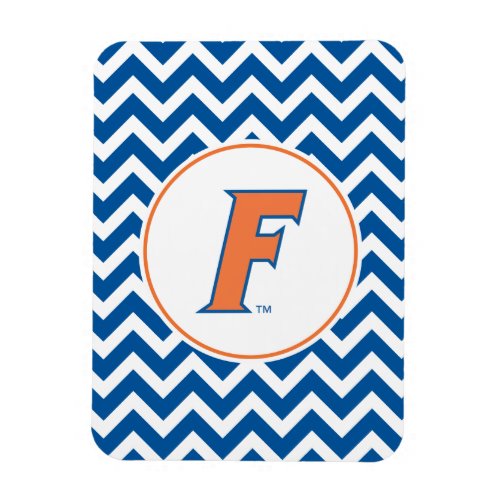 Orange  Blue Florida F Logo Magnet