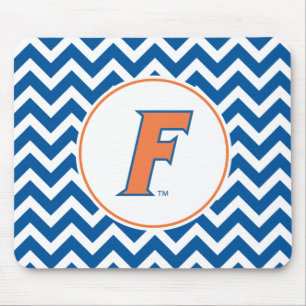 Orange & Blue Florida F Logo Mouse Pad
