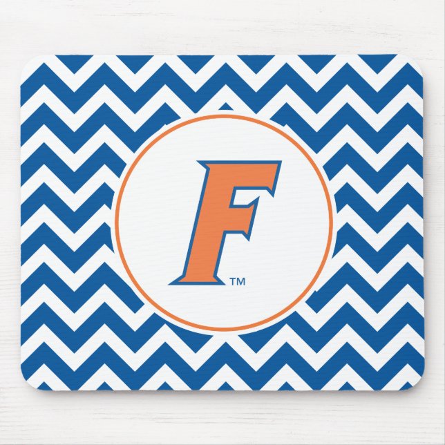 Orange & Blue Florida F Logo Mouse Pad (Front)