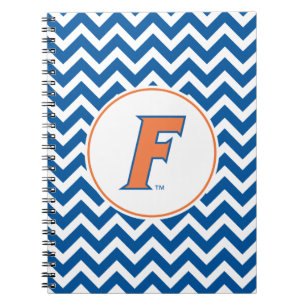 Orange & Blue Florida F Logo Notebook