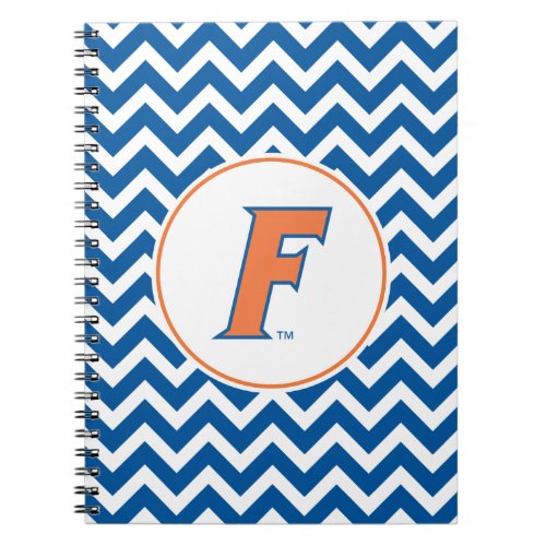 Orange  Blue Florida F Logo Notebook