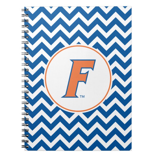 Orange & Blue Florida F Logo Notebook (Front)