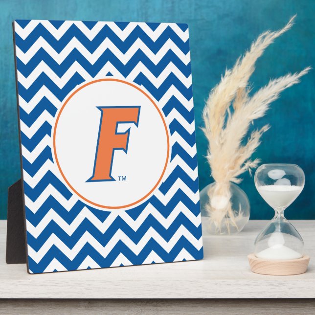 Orange & Blue Florida F Logo Plaque (Side)