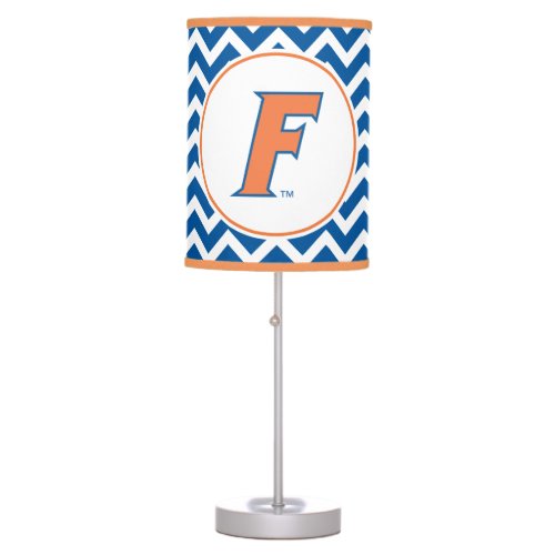 Orange  Blue Florida F Logo Table Lamp