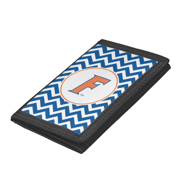 Orange & Blue Florida F Logo Tri-fold Wallet (Bottom)
