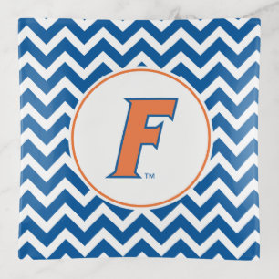 Orange & Blue Florida F Logo Trinket Tray