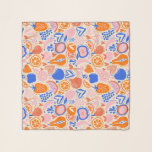 Orange Blue Fruits Vegetables  Scarf<br><div class="desc">The Orange Blue Fruits Vegetables Scarf is a vibrant and playful accessory that combines style and nature’s bounty. Featuring an eye-catching design of colorful fruits and vegetables in shades of orange and blue, this scarf adds a fresh and lively touch to any outfit. Whether draped over your shoulders or tied...</div>